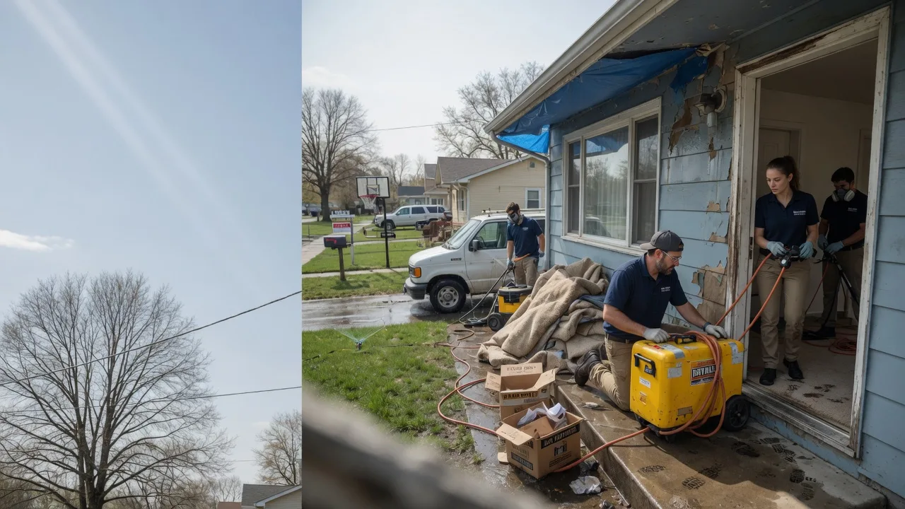 Basement Flood Cleanup in Eucha, OK near me